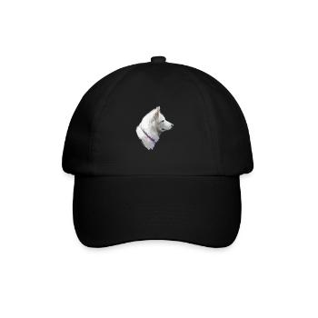 Illustration de croquis à l’aquarelle du chien Pungsan - Casquette classique - noir/noir - Devant