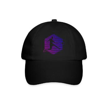 Men's Football Footballers Playing Football - Baseball Cap - black/black - Front