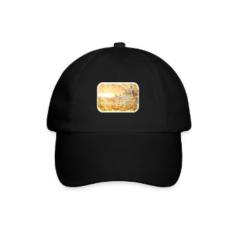 Le Caire Egypte Aquarelle Esquisse Dessinée Illustration - Casquette classique - noir/noir - Devant