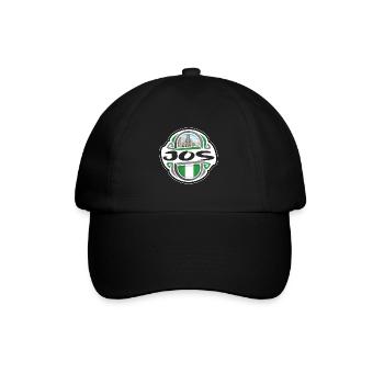 Jos Nigeria Flag Badge Travel Souvenir Stamp - Baseball Cap - black/black - Front