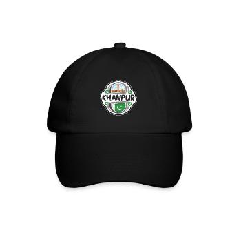 Khanpur Pakistan Drapeau Badge Voyage Souvenir Timbre - Casquette classique - noir/noir - Devant