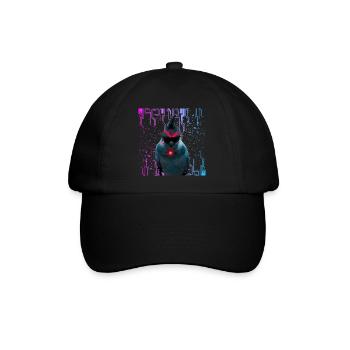 Cyber Cockatiel Neon Bloom - Casquette classique - noir/noir - Devant
