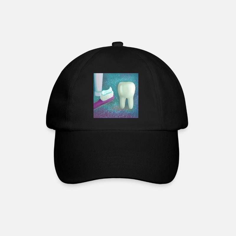 Santé dentaire - Casquette classique - noir/noir
