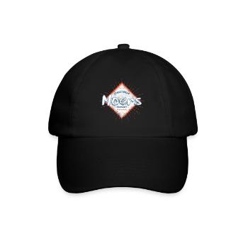 Moers Deutschland Stadt Skyline Heimat Liebe - Baseballkappe - Schwarz/Schwarz - Vorne