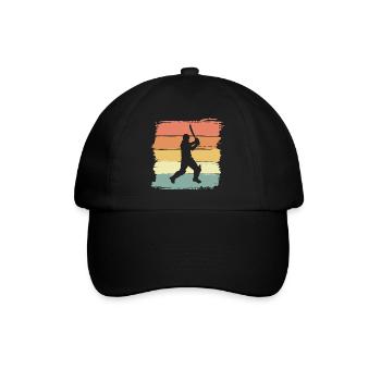 Cricket rétro vintage légende du cricket - Casquette classique - noir/noir - Devant