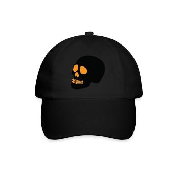 Crâne Halloween 2 - Casquette classique - noir/noir - Devant