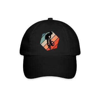Bike bmx cycling men bmx bike bmx boys - Baseball Cap - black/black - Front