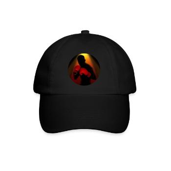 Boxen - Baseballkappe - Schwarz/Schwarz - Vorne