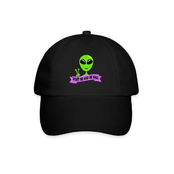Ne soyez pas triste signe de paix Design T-shirt - Casquette classique - noir/noir - Devant