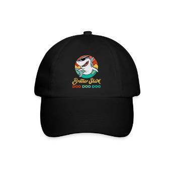 Brother Shark Doo Doo DooFor Shark Fans Here's A - Baseball Cap - black/black - Front