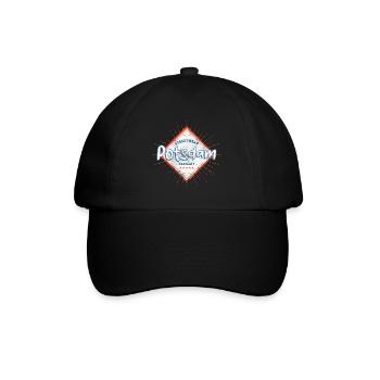 Potsdam Deutschland Stadt Skyline Heimat Liebe - Baseballkappe - Schwarz/Schwarz - Vorne