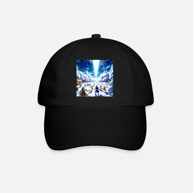 Isekai Weihnachtsedition - Baseballkappe - Schwarz/Schwarz