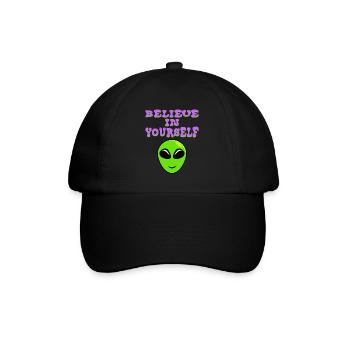 Croyez en vous-même Conception de T-shirt de - Casquette classique - noir/noir - Devant