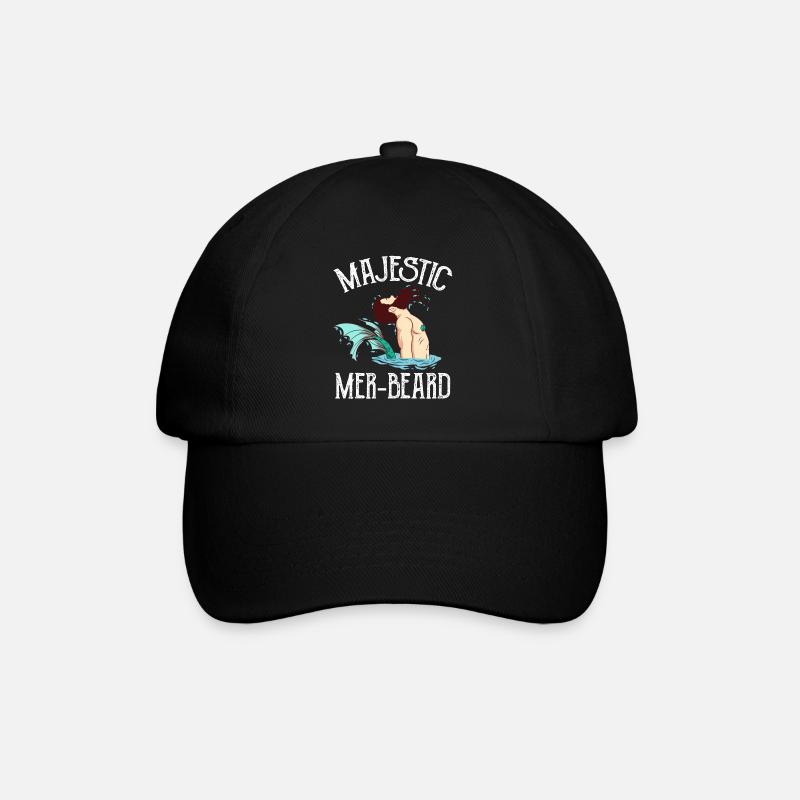 Soin du visage au poisson Heard Beard Moustache - Casquette classique - noir/noir