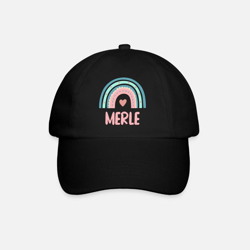 Merle Nom Rainbow Baby - Casquette classique - noir/noir