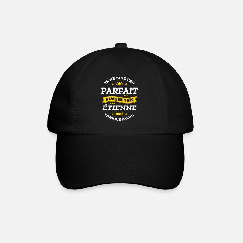 ÉTIENNE PARFAIT - PRENOM ÉTIENNE - Casquette classique - noir/noir