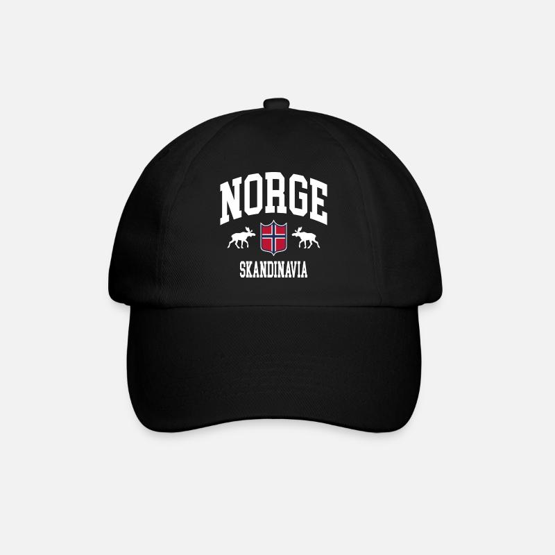 Norvège - Casquette classique - noir/noir