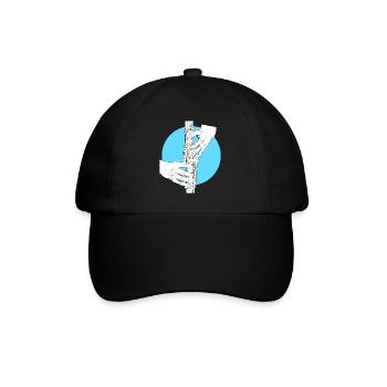 Hand Clarinet Oboe Tárogató - Baseball Cap - black/black - Front