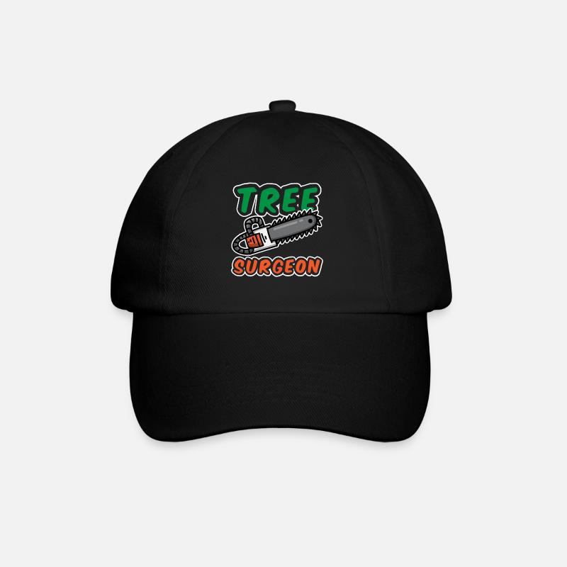 Tree Surgeon Arborist Lumberjack Baumchirurg - Baseball Cap - black/black