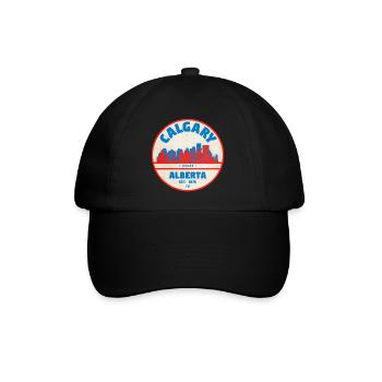 Calgary Skyline Vintage - Baseball Cap - black/black - Front