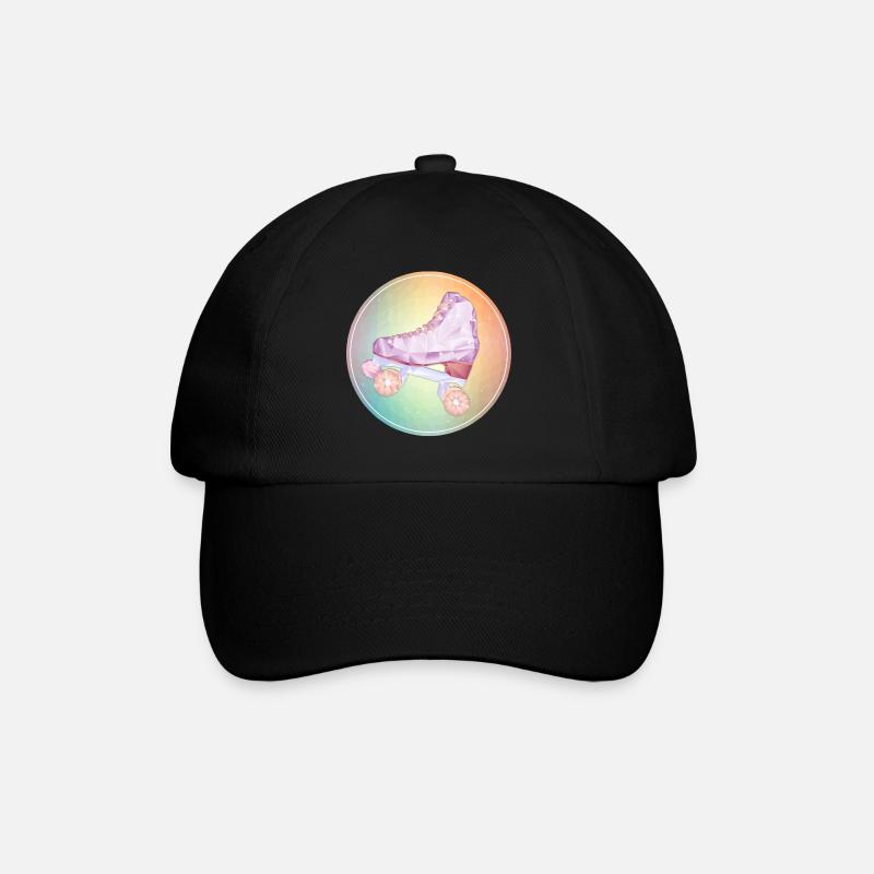 patin roller disco - Casquette classique - noir/noir