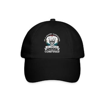 Designerin Grafik Grafiker - Baseballkappe - Schwarz/Schwarz - Vorne
