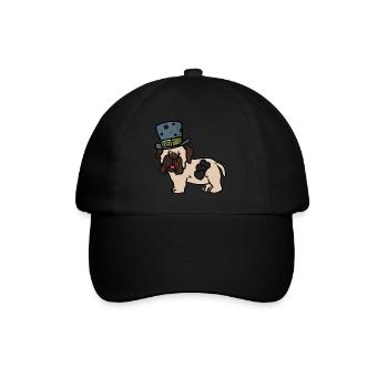 Witzig lustiger Hund Hunde Kinder Geschenkidee - Baseballkappe - Schwarz/Schwarz - Vorne