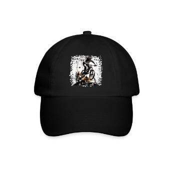 VTT freestyle, le sentiment de liberté - Casquette classique - noir/noir - Devant