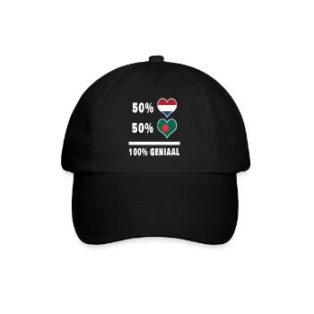 Bangladesh and The Netherlands 100% Genius Flag - Baseball Cap - black/black - Front