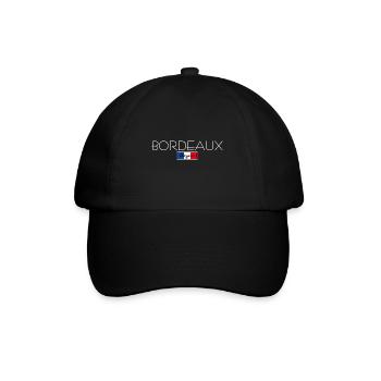 BORDEAUX FRANCE HOLIDAY SUMMER PARTY (w) - Baseball Cap - black/black - Front