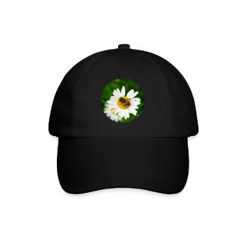 Without insects, there is no and no fruit - Baseball Cap - black/black - Front