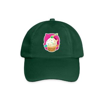 Eis, Eiscreme - Baseball Cap - bottle green - Front