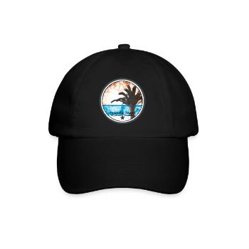 Islas Baleares - Baseballkappe - Schwarz/Schwarz - Vorne