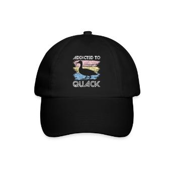 Ducks, Rubber Ducks, Waterfowl - Baseball Cap - black/black - Front