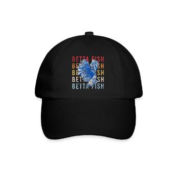 Aquarium Aquarist Pets Ornamental fish - Baseball Cap - black/black - Front