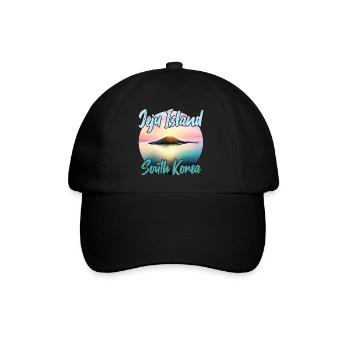 Jeju Island at sunset - Baseball Cap - black/black - Front