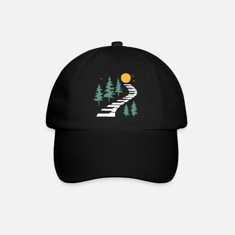 Chemin musical - Casquette classique - noir/noir