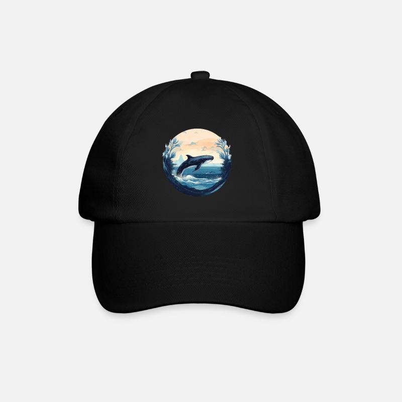 Baleine - Casquette classique - noir/noir