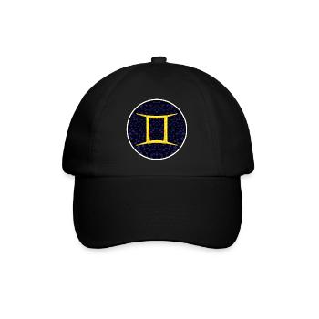 Gemini - Baseball Cap - black/black - Front