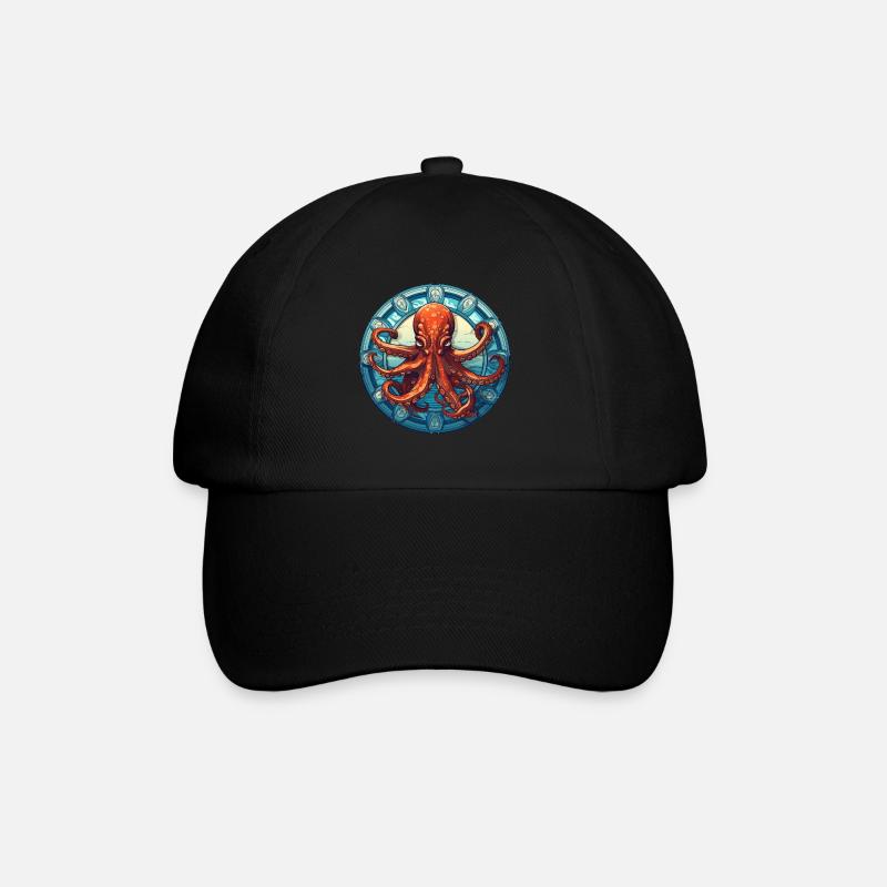 Kraken - Baseballkappe - Schwarz/Schwarz