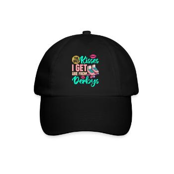 design de patins à roulettes - Casquette classique - noir/noir - Devant