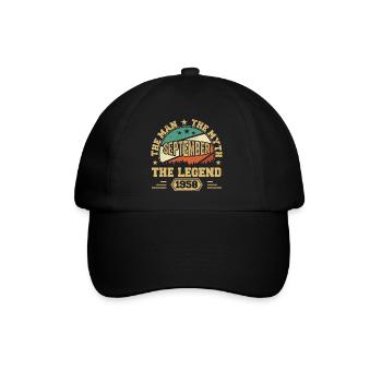 Légendaire depuis septembre 1958 Rétro 1958 septembre - Casquette classique - noir/noir - Devant