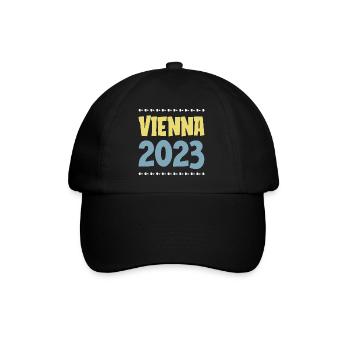Vienna 2023 Wien - Baseball Cap - black/black - Front