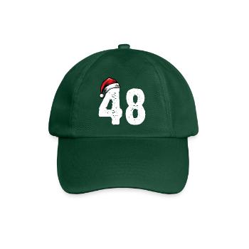 48 Number Christmas - Baseball Cap - bottle green - Front