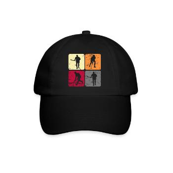 Field Hockey Hockey "Hockey-sport" Hockey Player - Baseball Cap - black/black - Front
