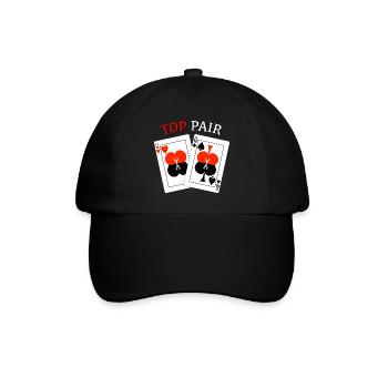The TOP pair - Baseball Cap - black/black - Front