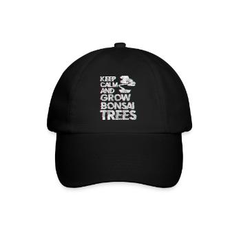 Bonsaï, Japonais, Bouddhisme - Casquette classique - noir/noir - Devant