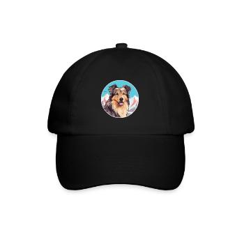 Kuchi Afghan Shepard chien race Cartoon Kawaii Wate - Casquette classique - noir/noir - Devant