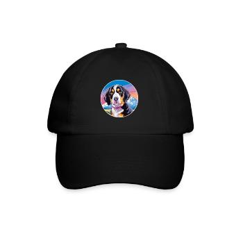 Appenzeller Sennenhund Dog Breed Cartoon Kawaii Wa - Baseball Cap - black/black - Front