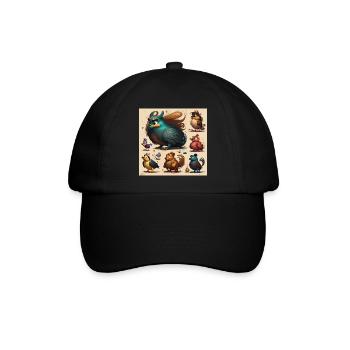 Cosie animée - Casquette classique - noir/noir - Devant